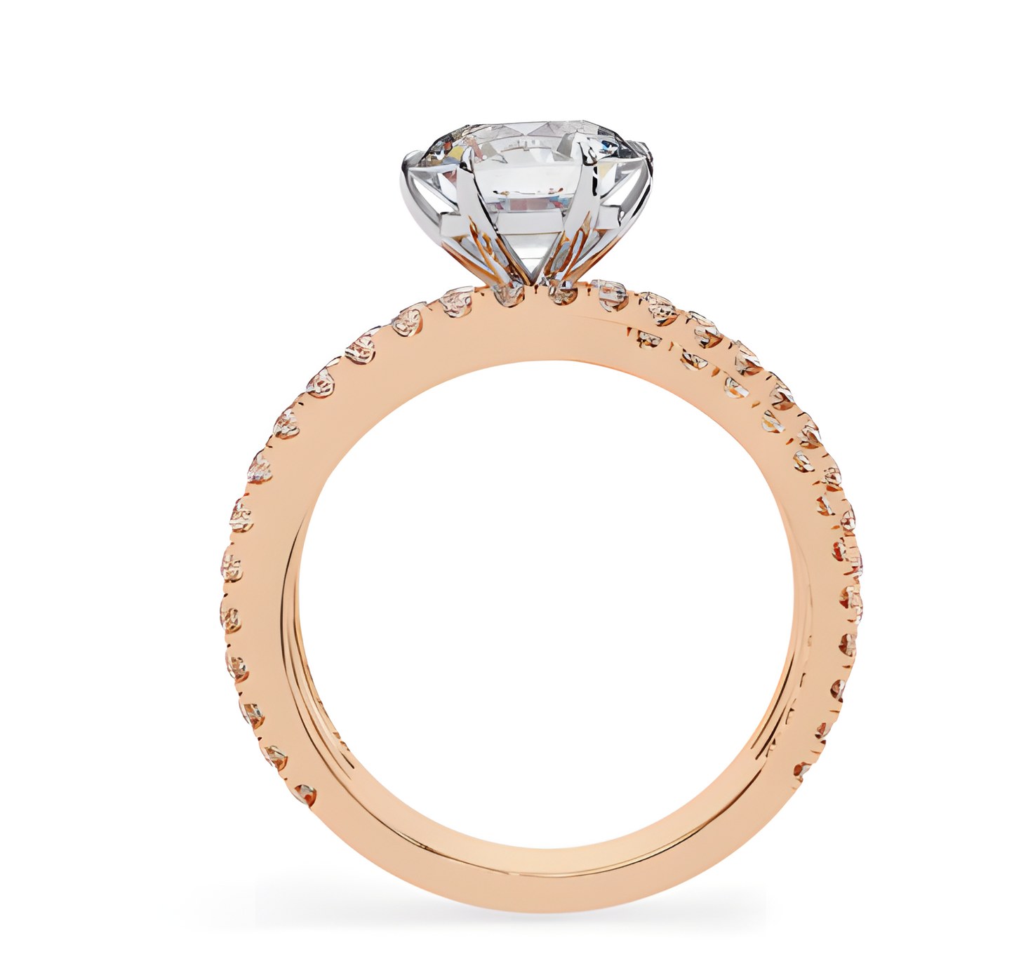 LGD Round Solitaire (1.80 cts) In 14K Gold  DCR-32