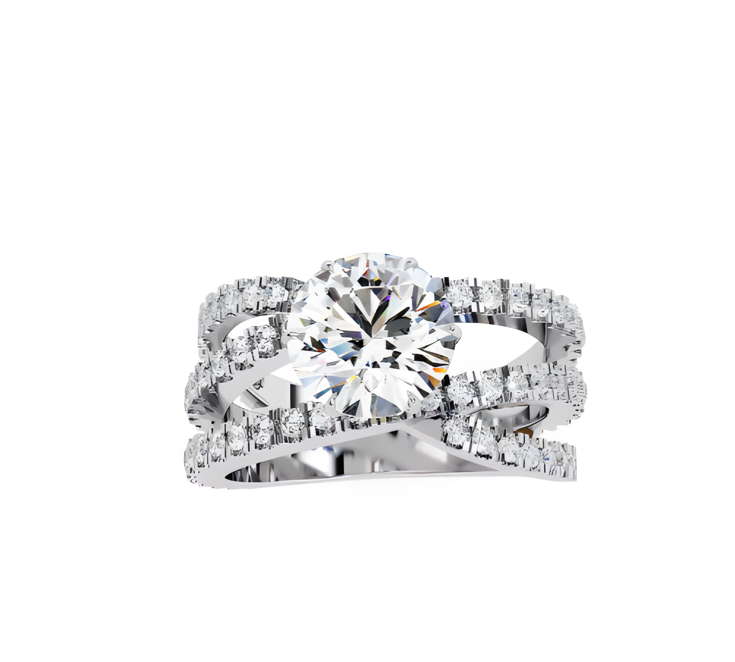 LGD Round Solitaire (1.80 cts) In 14K Gold  DCR-32