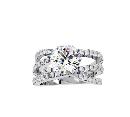 LGD Round Solitaire (1.80 cts) In 14K Gold  DCR-32