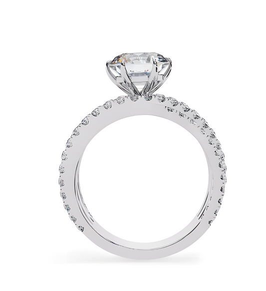 LGD Round Solitaire (1.80 cts) In 14K Gold  DCR-32