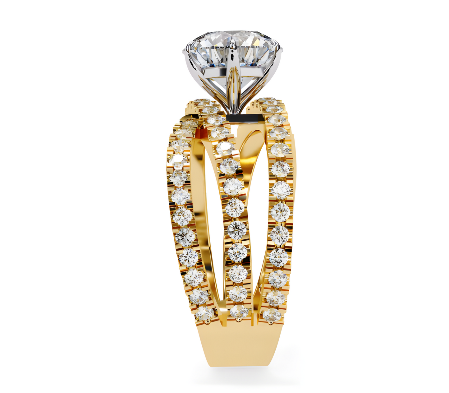 LGD Round Solitaire (1.80 cts) In 14K Gold  DCR-32