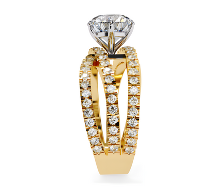 LGD Round Solitaire (1.80 cts) In 14K Gold  DCR-32