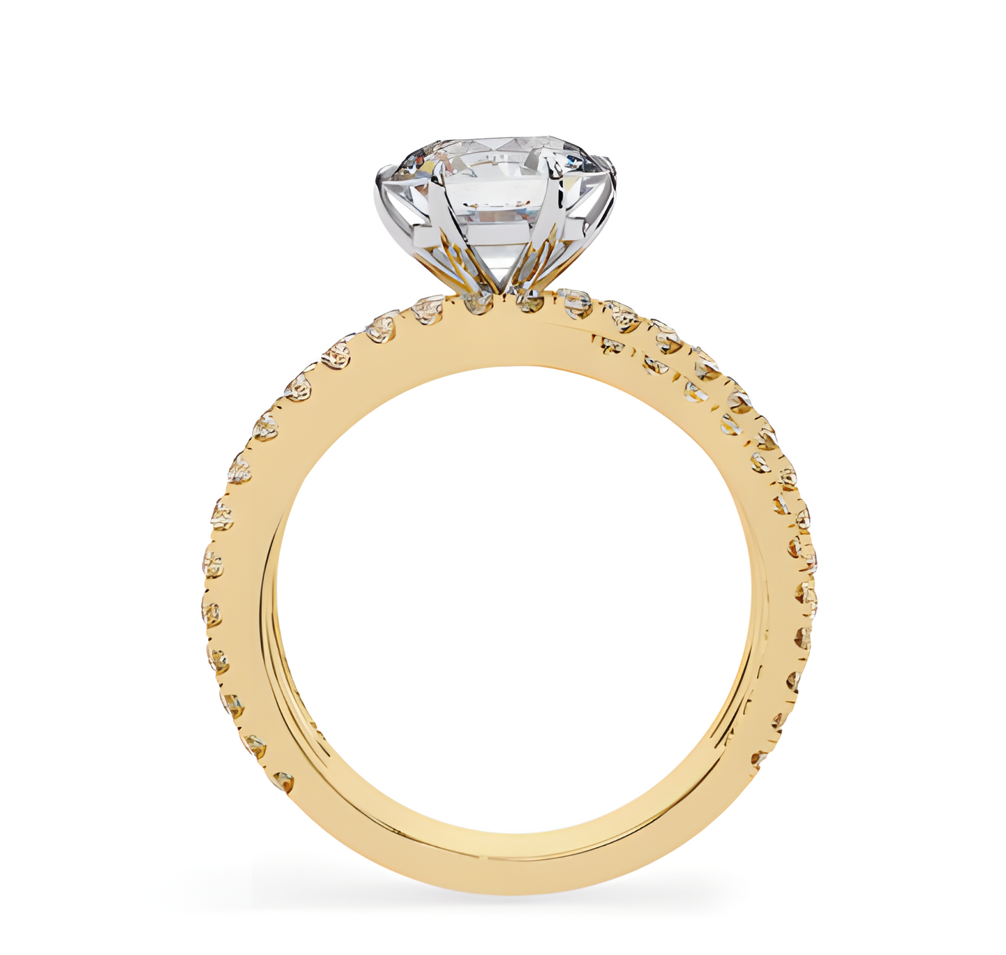 LGD Round Solitaire (1.80 cts) In 14K Gold  DCR-32