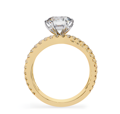 LGD Round Solitaire (1.80 cts) In 14K Gold  DCR-32
