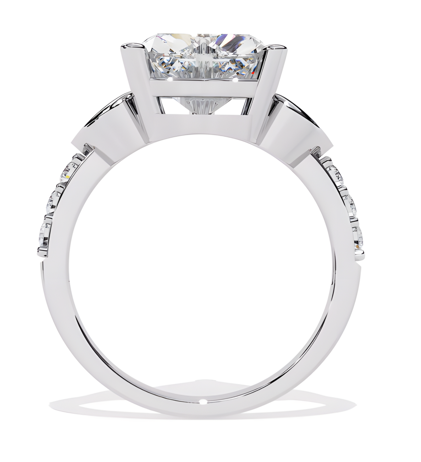 LGD Heart Solitaire (2.06 cts) In 14K Gold  DCR-31