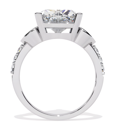 LGD Heart Solitaire (2.06 cts) In 14K Gold  DCR-31