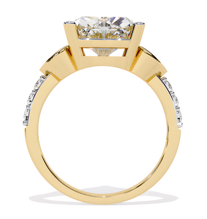 LGD Heart Solitaire (2.06 cts) In 14K Gold  DCR-31