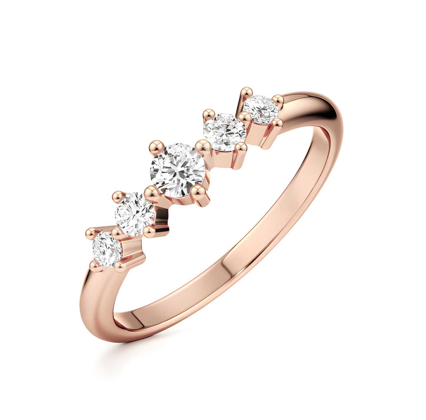 LGD Round Solitaire (0.52 cts) In 14K Gold  DCR-28