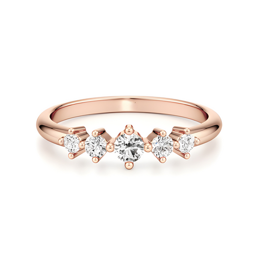 LGD Round Solitaire (0.52 cts) In 14K Gold  DCR-28