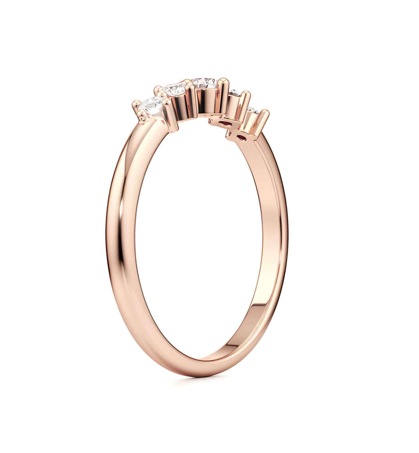 LGD Round Solitaire (0.52 cts) In 14K Gold  DCR-28