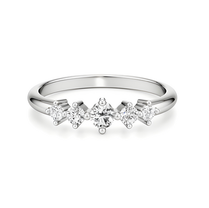LGD Round Solitaire (0.52 cts) In 14K Gold  DCR-28