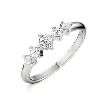 LGD Round Solitaire (0.52 cts) In 14K Gold  DCR-28