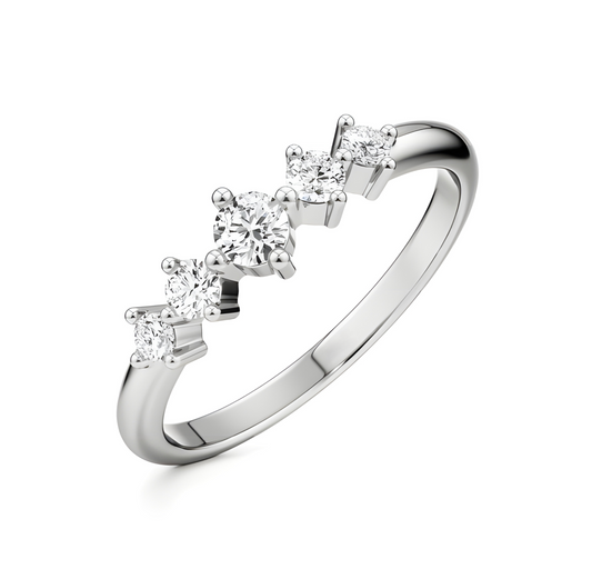 LGD Round Solitaire (0.52 cts) In 14K Gold  DCR-28