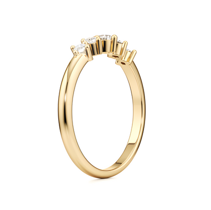 LGD Round Solitaire (0.52 cts) In 14K Gold  DCR-28