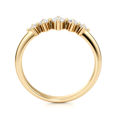 LGD Round Solitaire (0.52 cts) In 14K Gold  DCR-28