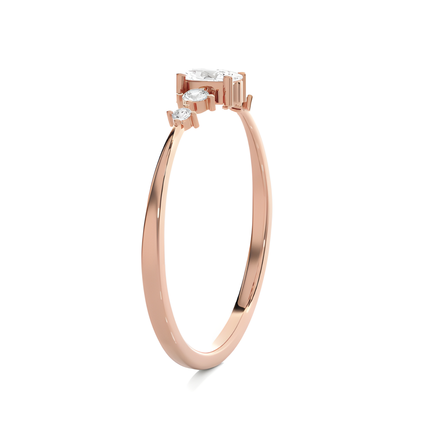 LGD OVAL Solitaire (0.40 cts) In 14K Gold  DCR-30