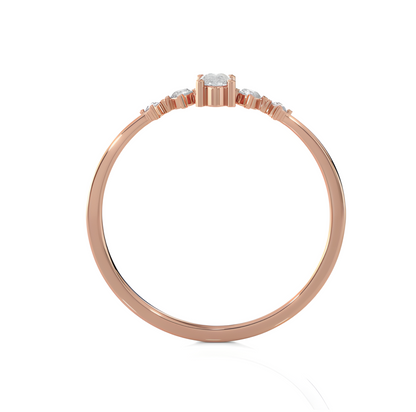 LGD OVAL Solitaire (0.40 cts) In 14K Gold  DCR-30