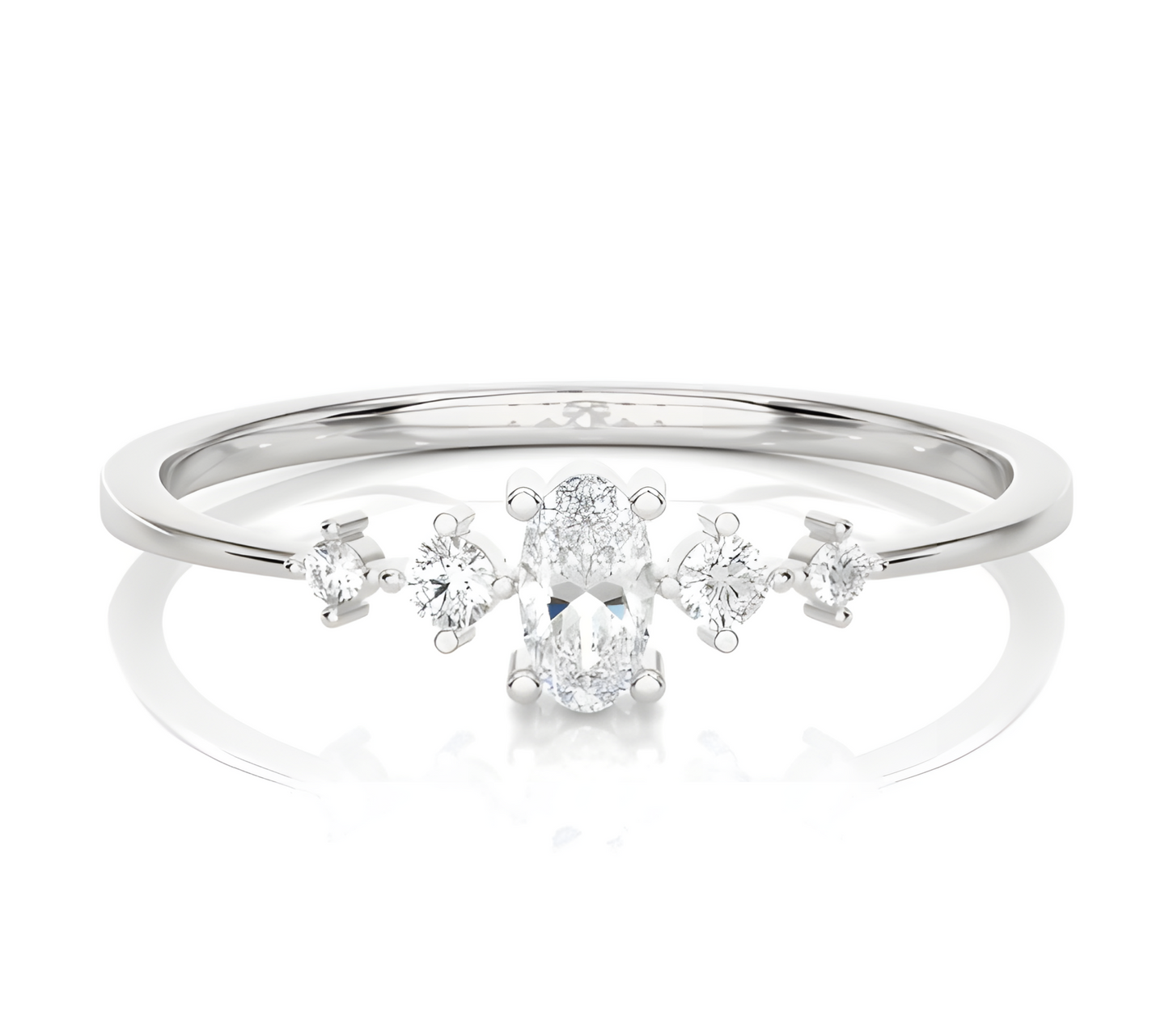 LGD OVAL Solitaire (0.40 cts) In 14K Gold  DCR-30