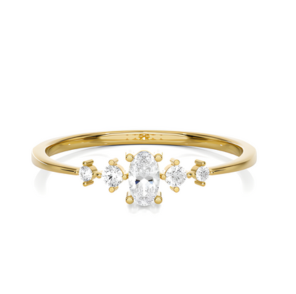 LGD OVAL Solitaire (0.40 cts) In 14K Gold  DCR-30
