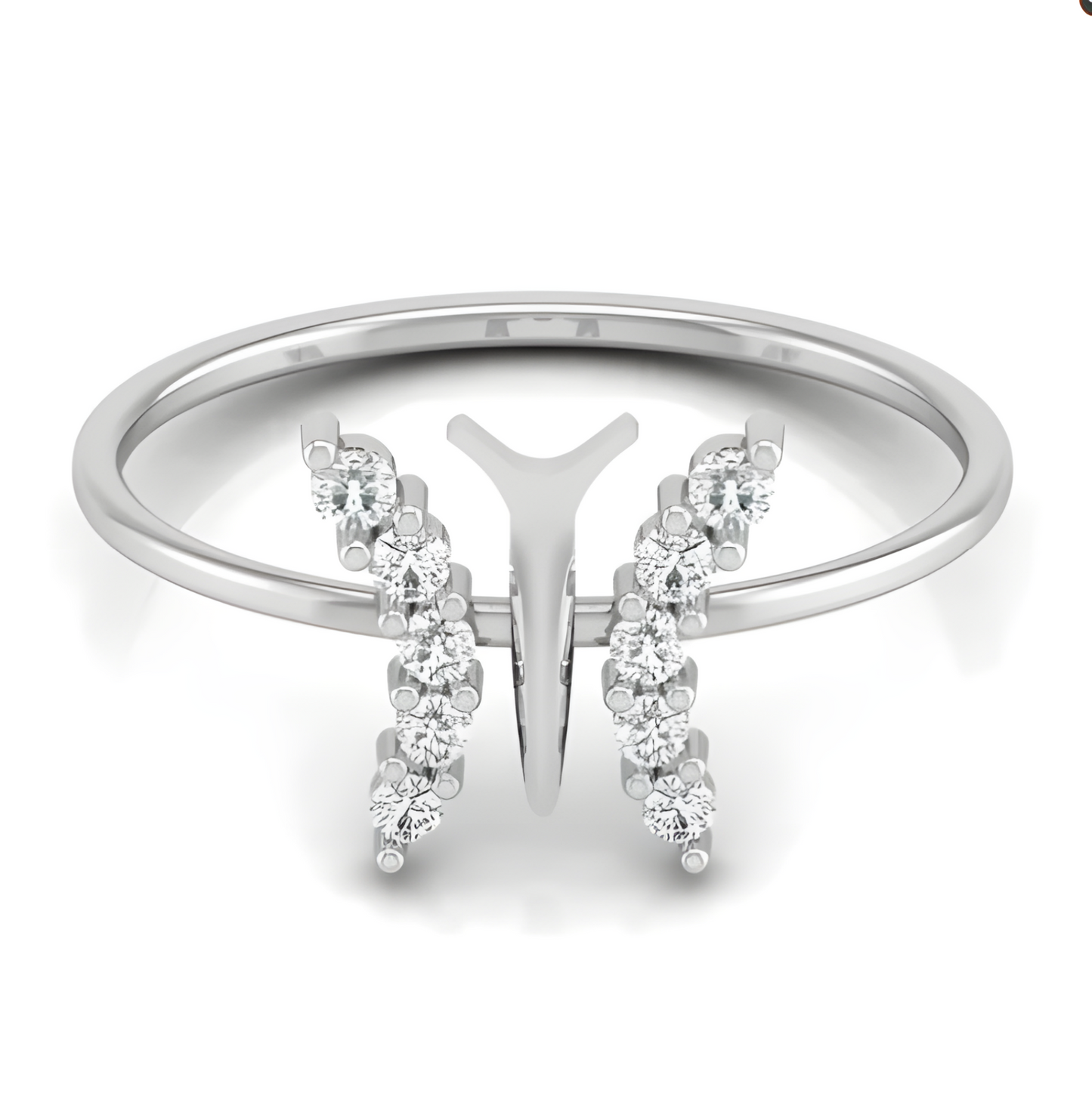 LGD Round Solitaire (0.16 cts) In 14K Gold  DCR-27