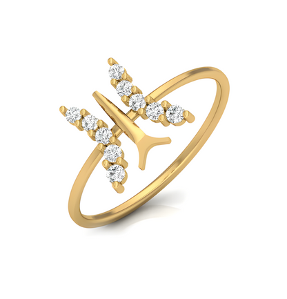 LGD Round Solitaire (0.16 cts) In 14K Gold  DCR-27