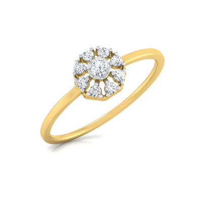 LGD Round Solitaire (1.85 cts) In 14K Gold  DCR-26