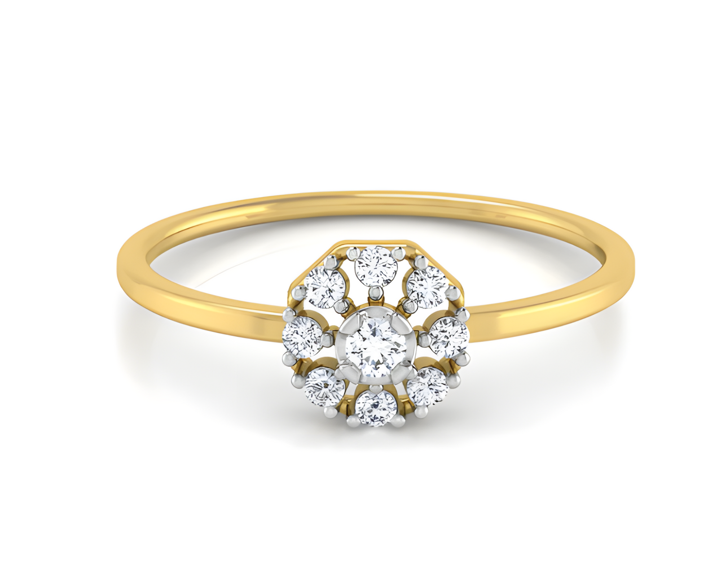 LGD Round Solitaire (1.85 cts) In 14K Gold  DCR-26