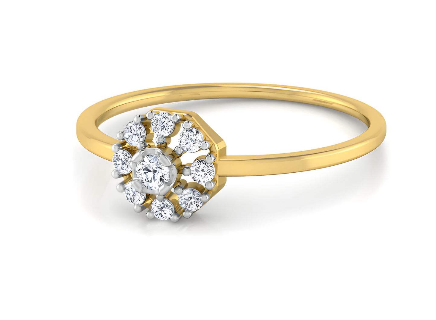 LGD Round Solitaire (1.85 cts) In 14K Gold  DCR-26