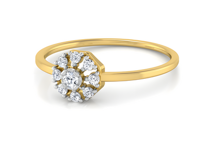 LGD Round Solitaire (1.85 cts) In 14K Gold  DCR-26
