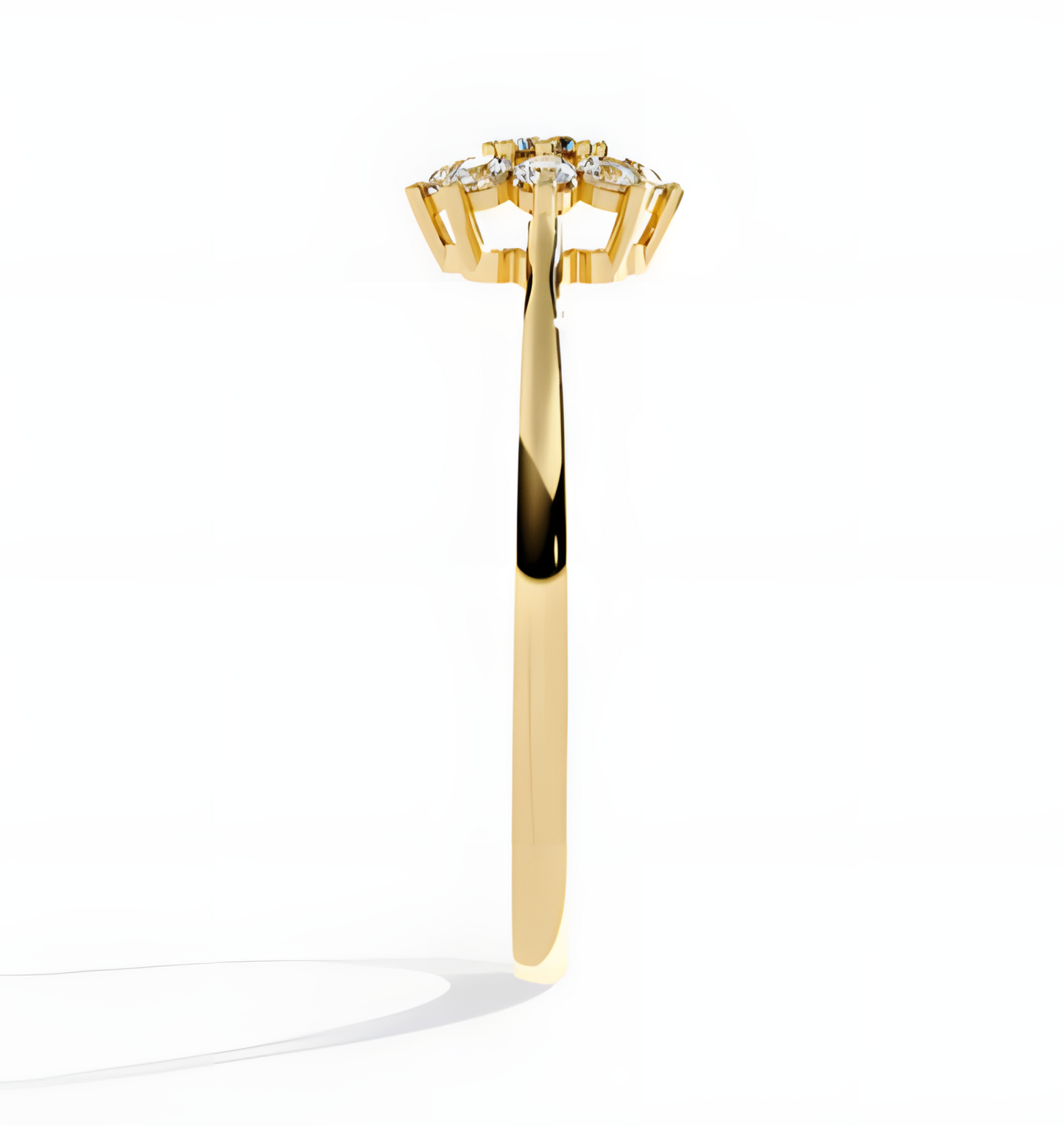 LGD Round Solitaire (1.85 cts) In 14K Gold  DCR-25