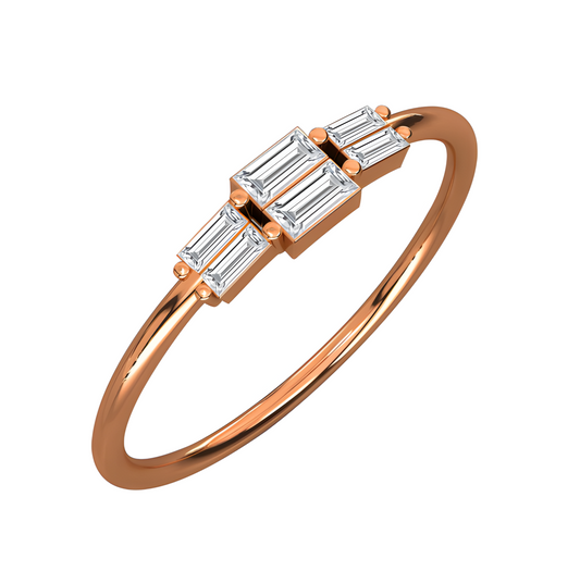 LGD Baguette Solitaire (0.35 cts) In 14K Gold  DCR-24