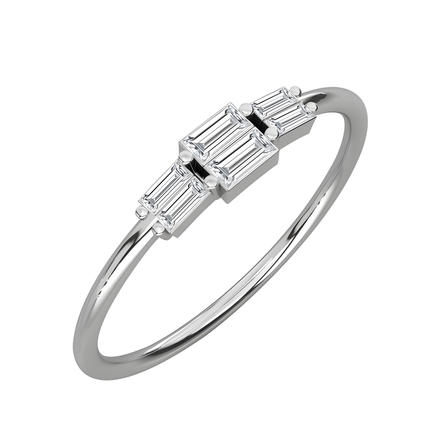 LGD Baguette Solitaire (0.35 cts) In 14K Gold  DCR-24