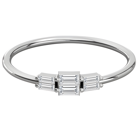 LGD Baguette Solitaire (0.35 cts) In 14K Gold  DCR-24