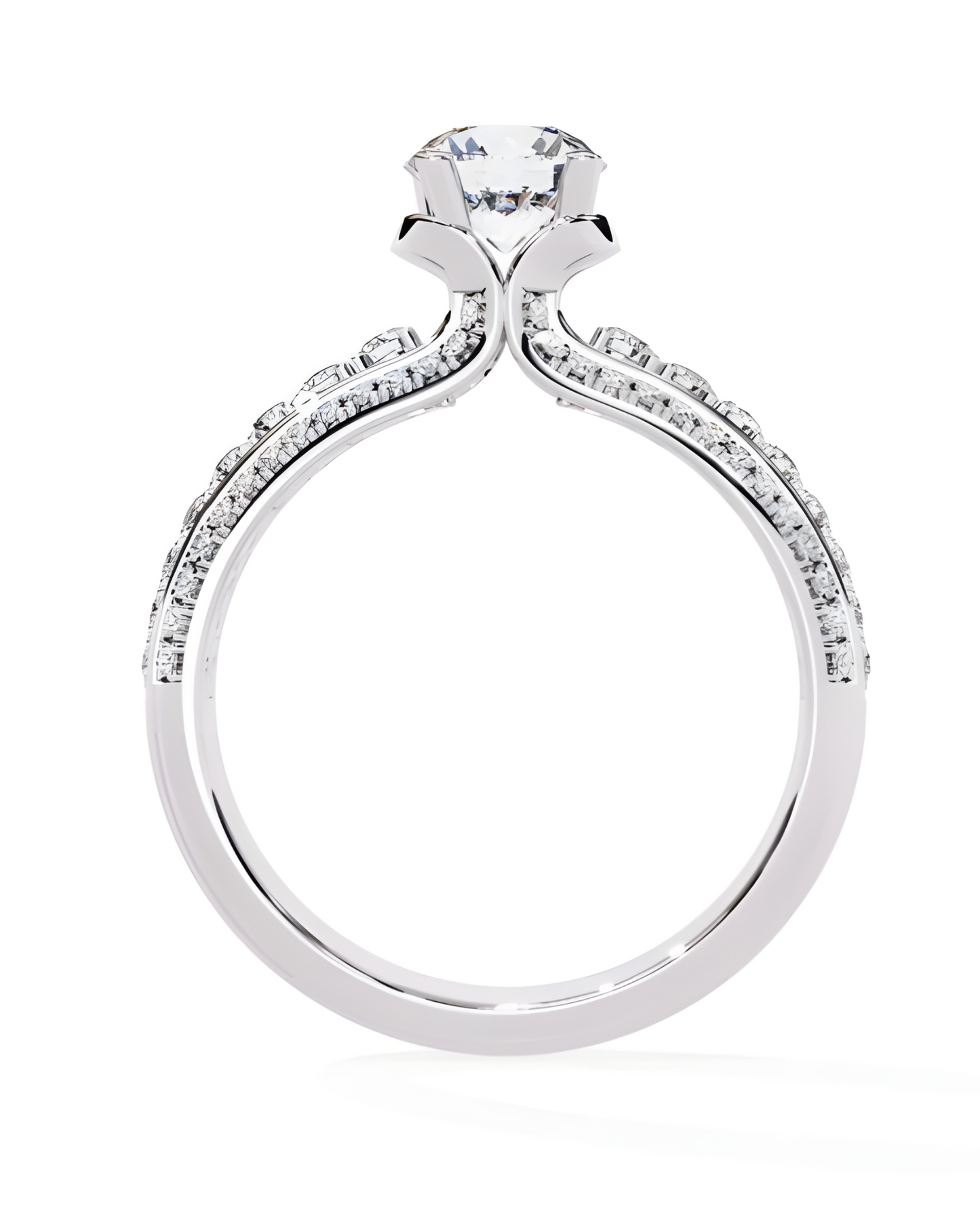 LGD Round Solitaire (1.44 cts) In 14K Gold