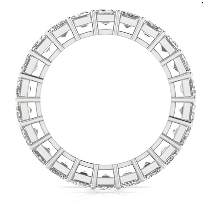 LGD Ring Emerald cut Eternity in 14K Gold