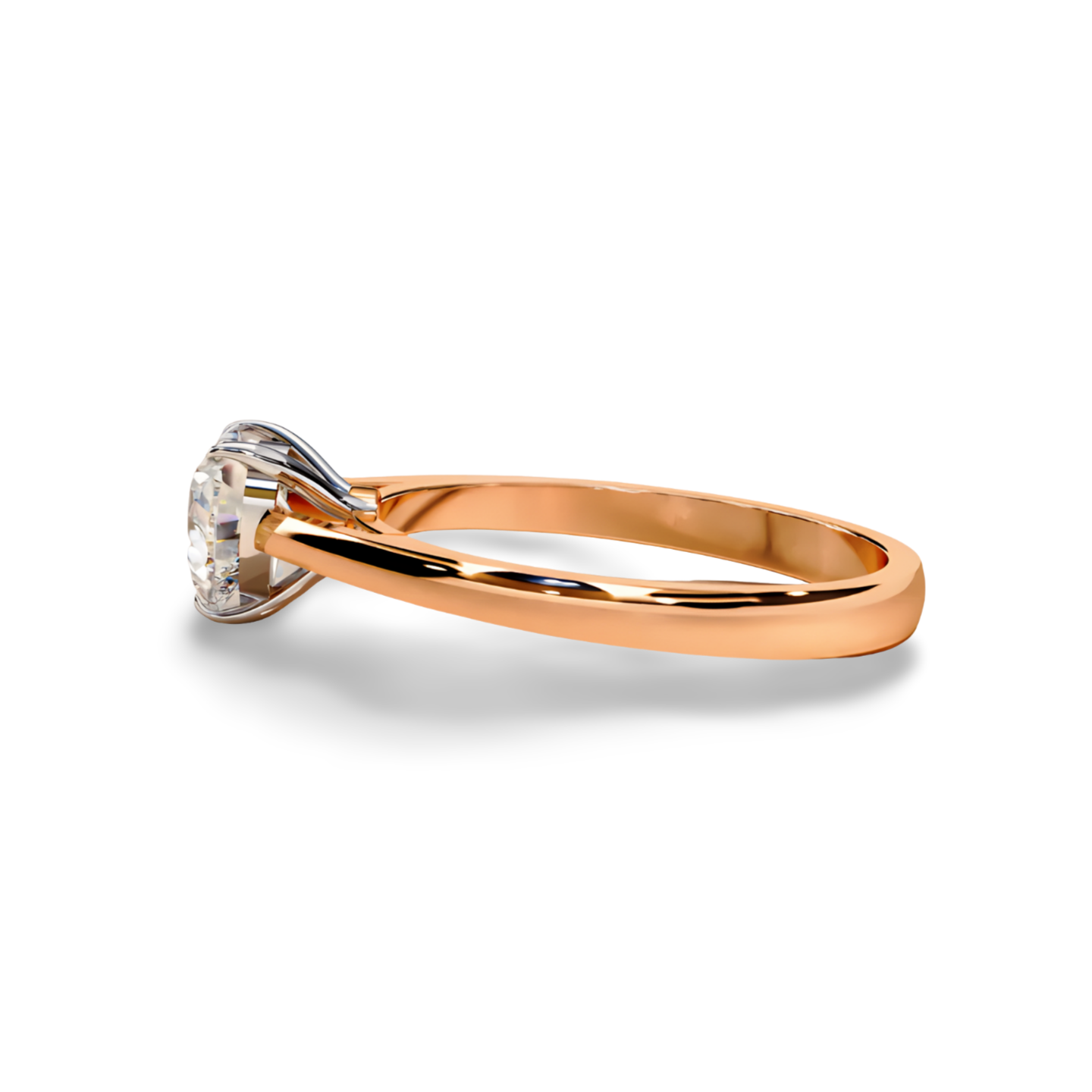 LGD HEART Solitaire (1.01 cts) In 14K Gold  DCR-36