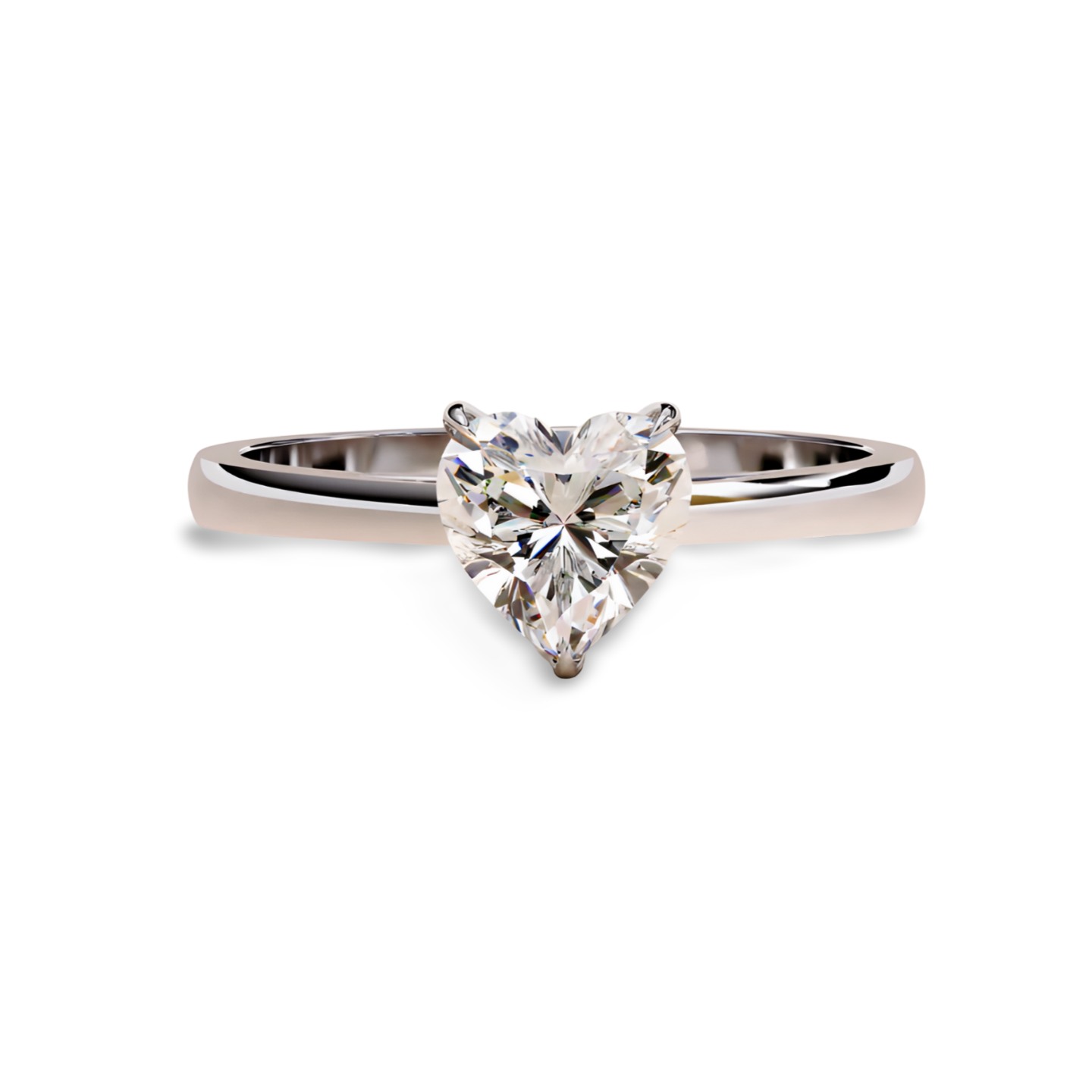 LGD HEART Solitaire (1.01 cts) In 14K Gold  DCR-36