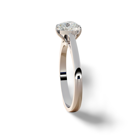 LGD HEART Solitaire (1.01 cts) In 14K Gold  DCR-36