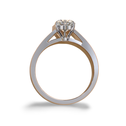 LGD HEART Solitaire (1.01 cts) In 14K Gold  DCR-36