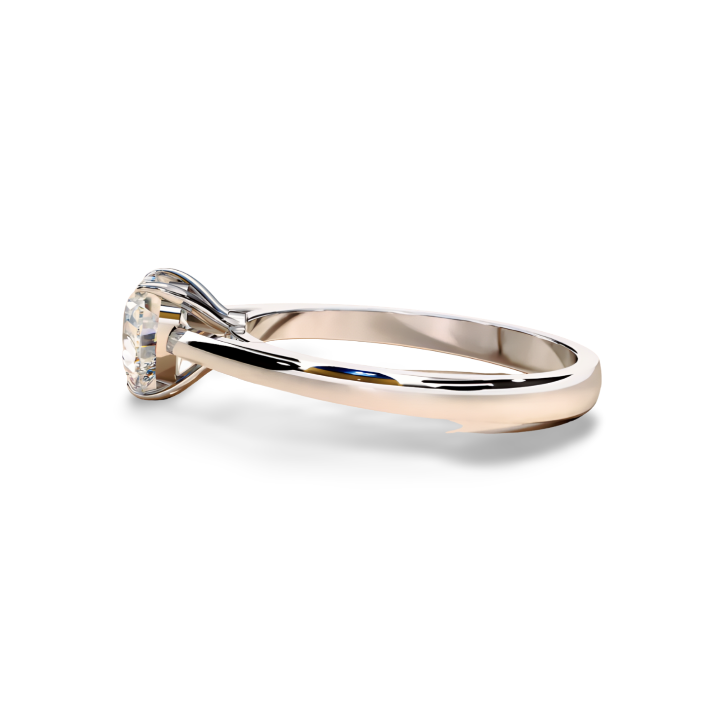 LGD HEART Solitaire (1.01 cts) In 14K Gold  DCR-36