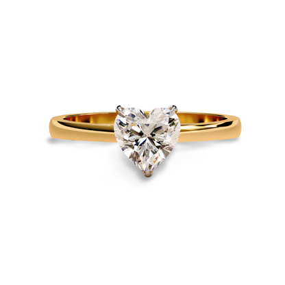 LGD HEART Solitaire (1.01 cts) In 14K Gold  DCR-36