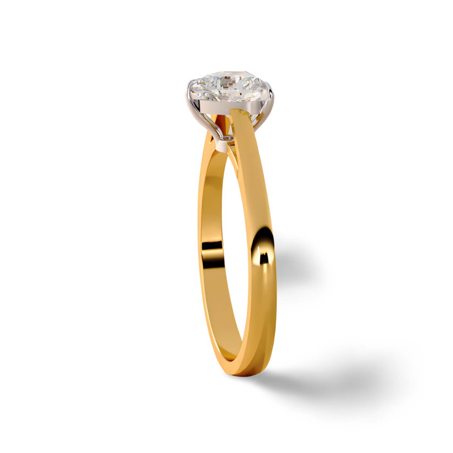 LGD HEART Solitaire (1.01 cts) In 14K Gold  DCR-36
