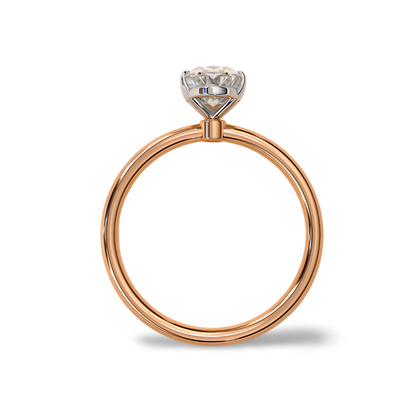 LGD Oval Solitaire (2.00 cts) In 14K Gold  DCR-35