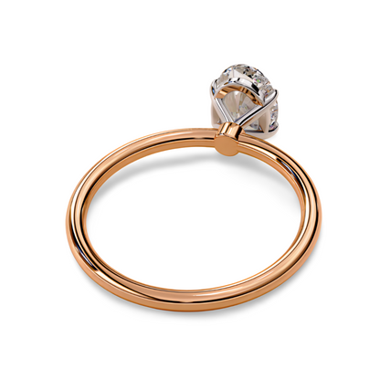 LGD Oval Solitaire (2.00 cts) In 14K Gold  DCR-35
