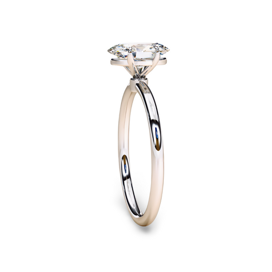 LGD Oval Solitaire (2.00 cts) In 14K Gold  DCR-35