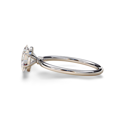 LGD Oval Solitaire (2.00 cts) In 14K Gold  DCR-35
