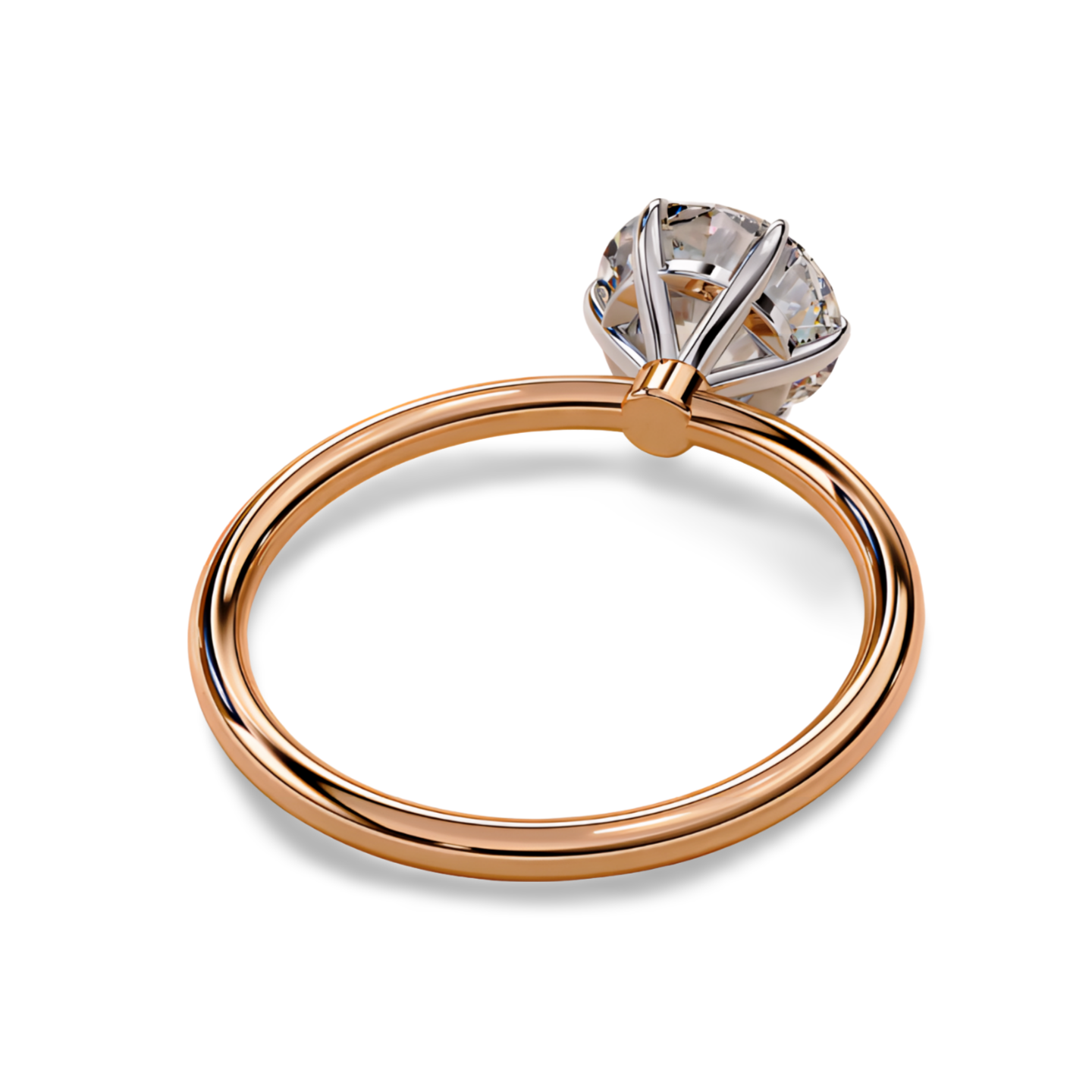 LGD Round Solitaire (2.00 cts) In 14K Gold  DCR-21