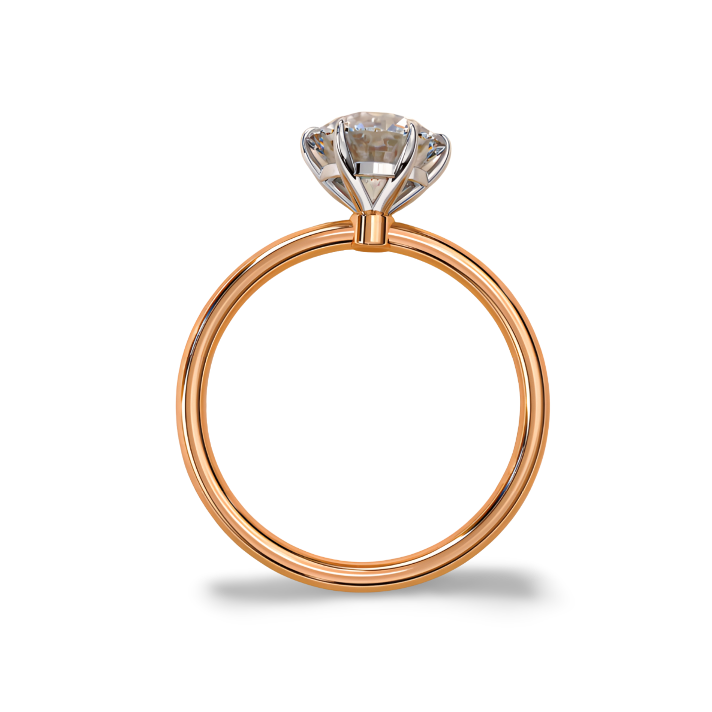 LGD Round Solitaire (2.00 cts) In 14K Gold  DCR-21