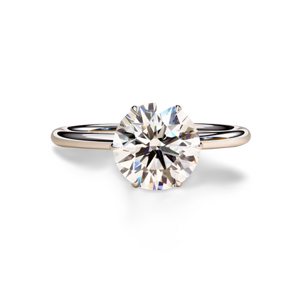 LGD Round Solitaire (2.00 cts) In 14K Gold  DCR-21