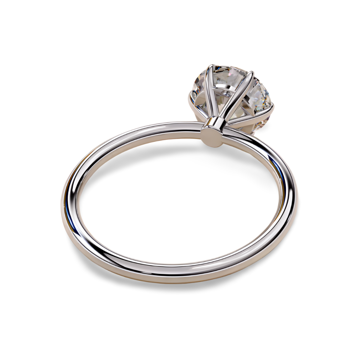 LGD Round Solitaire (2.00 cts) In 14K Gold  DCR-21